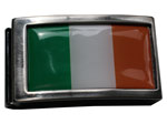 Devanet insert buckle witHh Irish flag